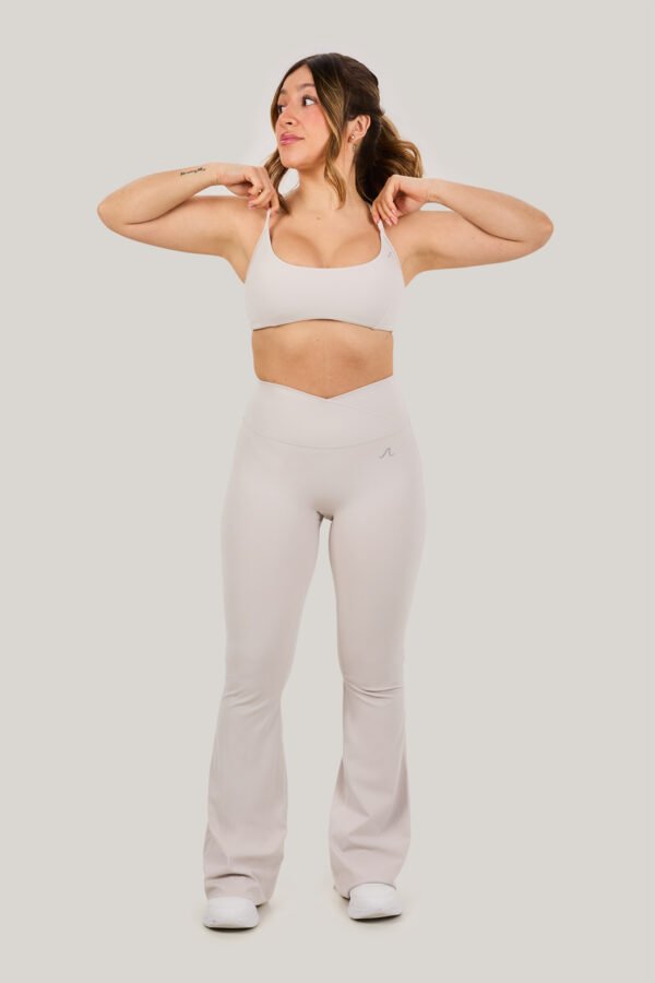 Flared Pants - White, L
