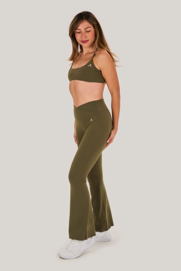 Flared Pants - Olive