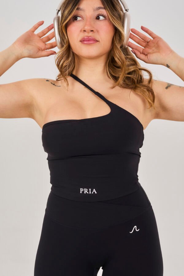 Elevate One Shoulder Top - Black, S
