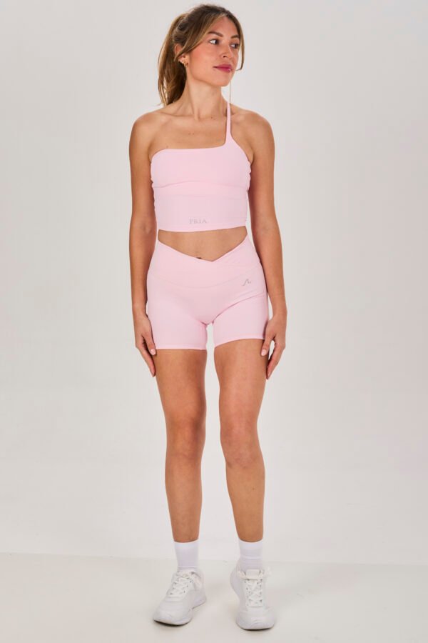 Elevate One Shoulder Top - Pink, S