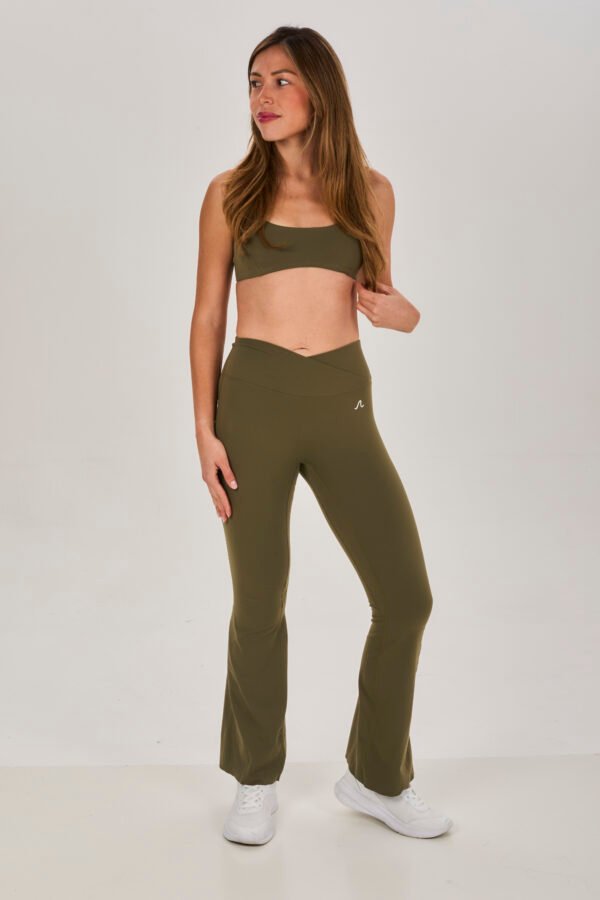 Flared Pants - Olive, S